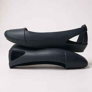 Womens Crocs Sienna Flats Blue Slip On Iconic Comfort Shoes Size 10W